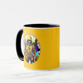Respect the Hustle Worker Illustration – Industria Tasse (Vorderseite Links)