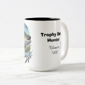 Respect The Lake And You Will Be Rewarded Zweifarbige Tasse (VorderseiteRechts)