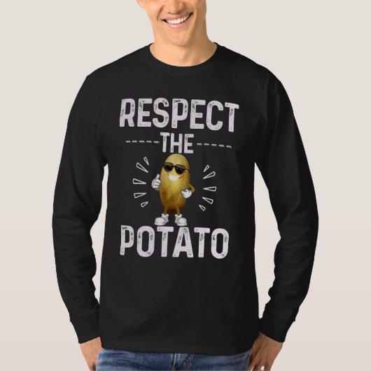 Respect The Potato Best Root Vegetable Potato Vega T-Shirt (Vorderseite)
