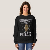 Respect The Potato Best Root Vegetable Potatoes    Sweatshirt (Vorne ganz)