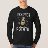 Respect The Potato Best Root Vegetable Potatoes Ve T-Shirt (Vorderseite)