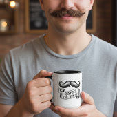 Respect the ’Stache Funny Moustache Lover Tasse