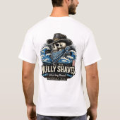 Respect the Steel – Double Edge Razor Design T-Shirt (Rückseite)