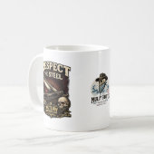 Respect the Steel Straight Mug Kaffeetasse (Vorderseite Links)
