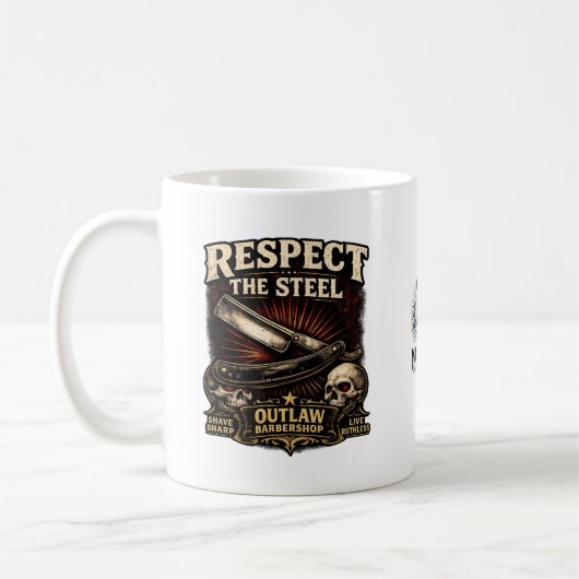 Respect the Steel Straight Mug Kaffeetasse (Links)