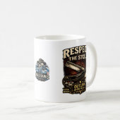 Respect the Steel – Straight Razor Mug Kaffeetasse (VorderseiteRechts)