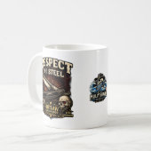 Respect the Steel – Straight Razor Mug Kaffeetasse (Vorderseite Links)