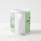 Respect Your Cat by RoseWrites  Jumbo-Tasse (Rückseite)