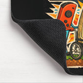 Respect Your Elders Funny Gamer Controller 80s Ret Mousepad (Ecke)