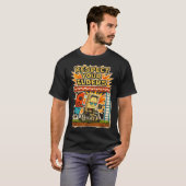 Respect Your Elders Funny Gamer Controller 80s Ret T-Shirt (Vorne ganz)