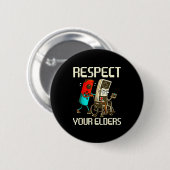 Respect Your Elders Gaming Clic Button (Vorne & Hinten)