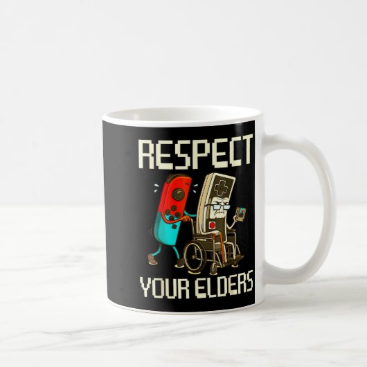 Respect Your Elders Gaming Clic Kaffeetasse (Rechts)