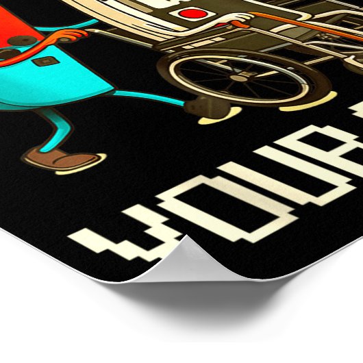 Respect Your Elders Gaming Clic  Poster (Ecke)