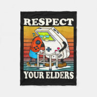 Respect Your Elders Gaming Control 80s Retro Funny