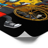 Respect Your Elders Gaming Control Retro Funny Gam Poster (Ecke)