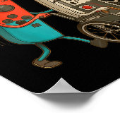 Respect Your Elders Gaming Control Retro Funny Gam Poster (Ecke)