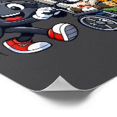 Respect Your Elders Gaming Control Retro Funny Gam Poster (Ecke)