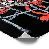 Respect Your Elders Gaming Control Retro Funny Gam Poster (Ecke)