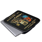 Respect Your Elders Gaming Control Retro Funny Laptopschutzhülle (Vorne Knopf)