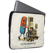 Respect Your Elders Gaming Control Retro Funny Laptopschutzhülle (Vorne Rechts)