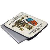 Respect Your Elders Gaming Control Retro Funny Laptopschutzhülle (Vorne Knopf)