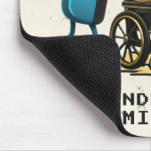 Respect Your Elders Gaming Control Retro Funny Mousepad (Ecke)