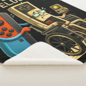 Respect Your Elders Gaming Control Retro Funny Sherpadecke (3/4)