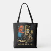 Respect Your Elders Gaming Control Retro Funny Tasche (Rückseite)
