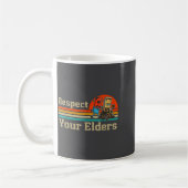 Respect Your Elders Retro Gaming Funny Gamer Contr Kaffeetasse (Links)
