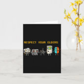 Respect Your Elders Retro Gaming Funny Gamer Contr Karte (Gelbe Blume)