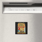 Respect Your Elders Retro Gaming Funny Gamer Contr Magnet (In Situ (Geschirrspüler))