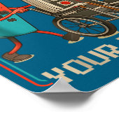 Respect Your Elders Retro Gaming Funny Gamer Contr Poster (Ecke)