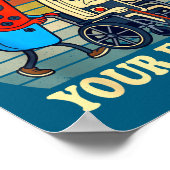 Respect Your Elders Retro Gaming Funny Gamer Contr Poster (Ecke)