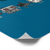 Respect Your Elders Retro Gaming Funny Gamer Contr Poster (Ecke)