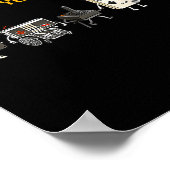 Respect Your Elders Retro Gaming Funny Gamer Contr Poster (Ecke)