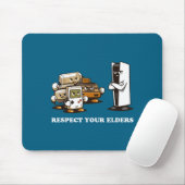 Respect Your Elders T Retro 90s Gaming  Mousepad (Mit Mouse)