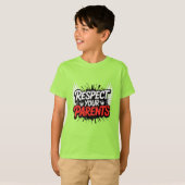 Respect Your Parents — Kid’s T-Shirt / Teach  (Vorne ganz)