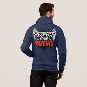 Respect Your Parents — Men’s Hoodie / Respect  (Schwarz voll)