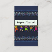 Respect Yourself Business Card Visitenkarte (Vorderseite)