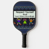 Respect Yourself Pickleball Paddle (Rückseite)
