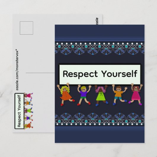 Respect Yourself Postcard Postkarte (Vorne/Hinten)