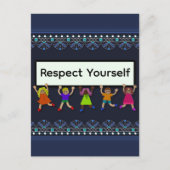 Respect Yourself Postcard Postkarte (Vorderseite)