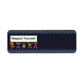 Respect Yourself Return Address Label (Vorne)