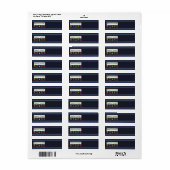 Respect Yourself Return Address Label (Vorne)