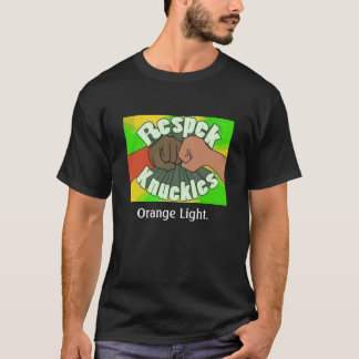 Respek Knöchel, orange Licht T-Shirt