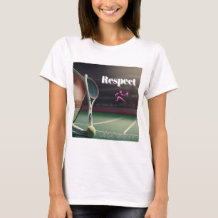 RESPEKT Coco Gauff , Tennisleidenschaft, tennisfan T-Shirt