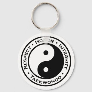 Respekt-Ehrenintegrität Taekwondo Schlüsselanhänger