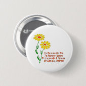 Respekt-Frauen Button (Vorne & Hinten)