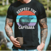 Respekt für den Capybara Funny Capybara Lover T -  T-Shirt
