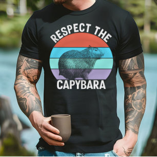 Respekt für den Capybara Funny Capybara Lover T -  T-Shirt